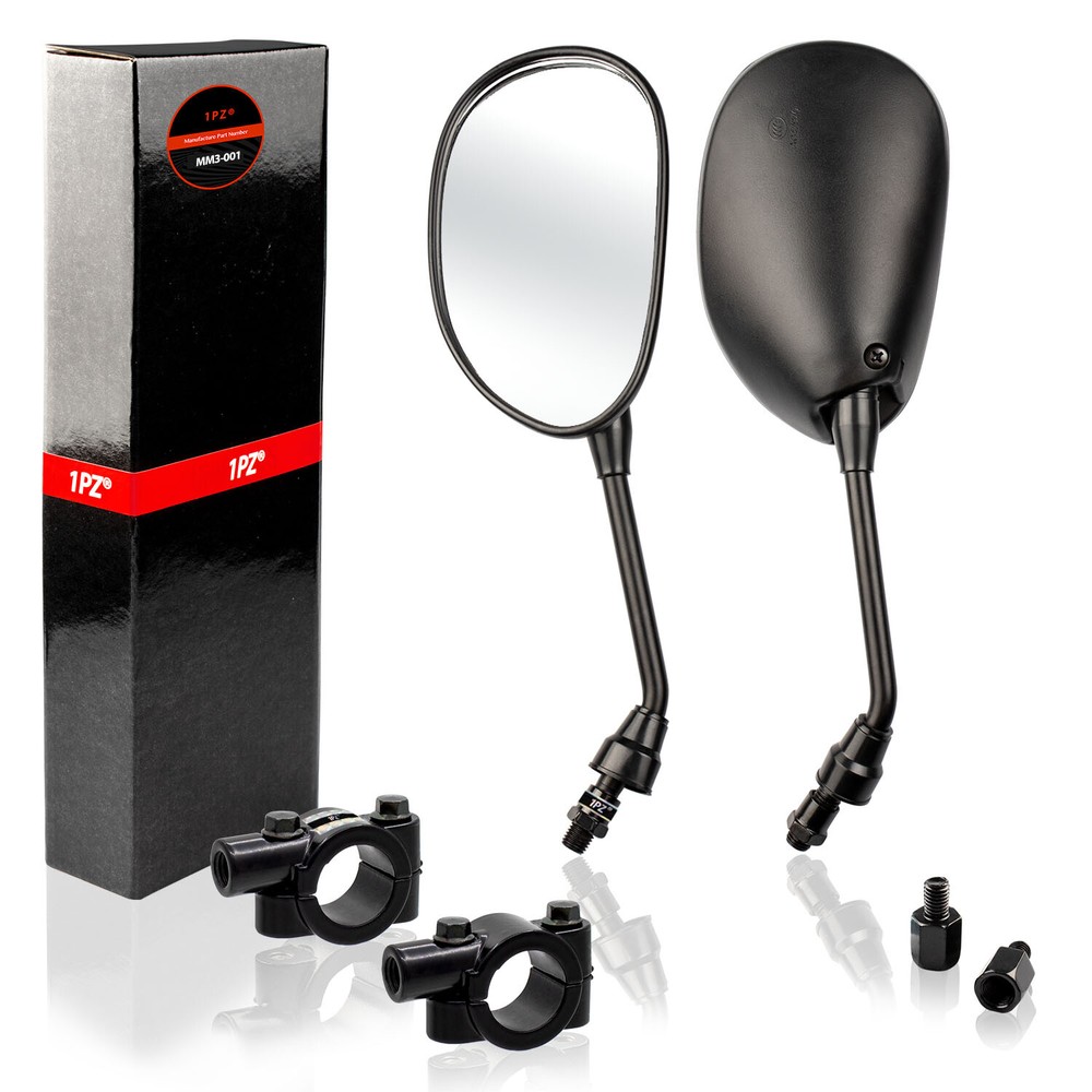 Rear View Side Mirrors For 7/8" Handlebar Can-Am ATVs Outlander 400 500 650 800