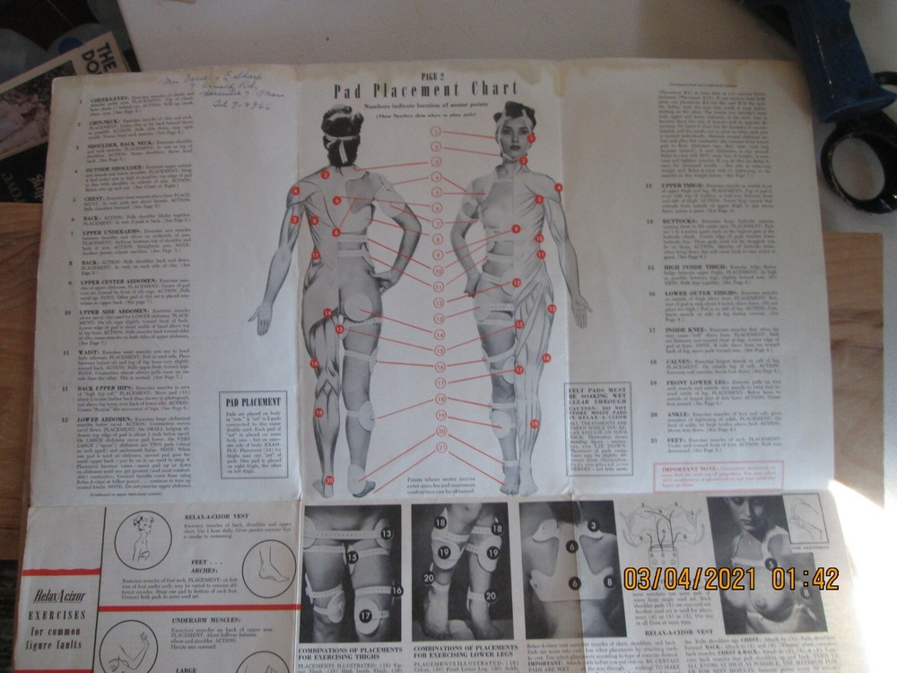 relax-a-cizor instructions 1951