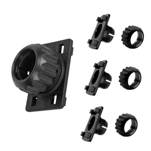 4PCS Tightening Nut with 4 Button Lock Replacement 17mm Ball Joint Q164Holes