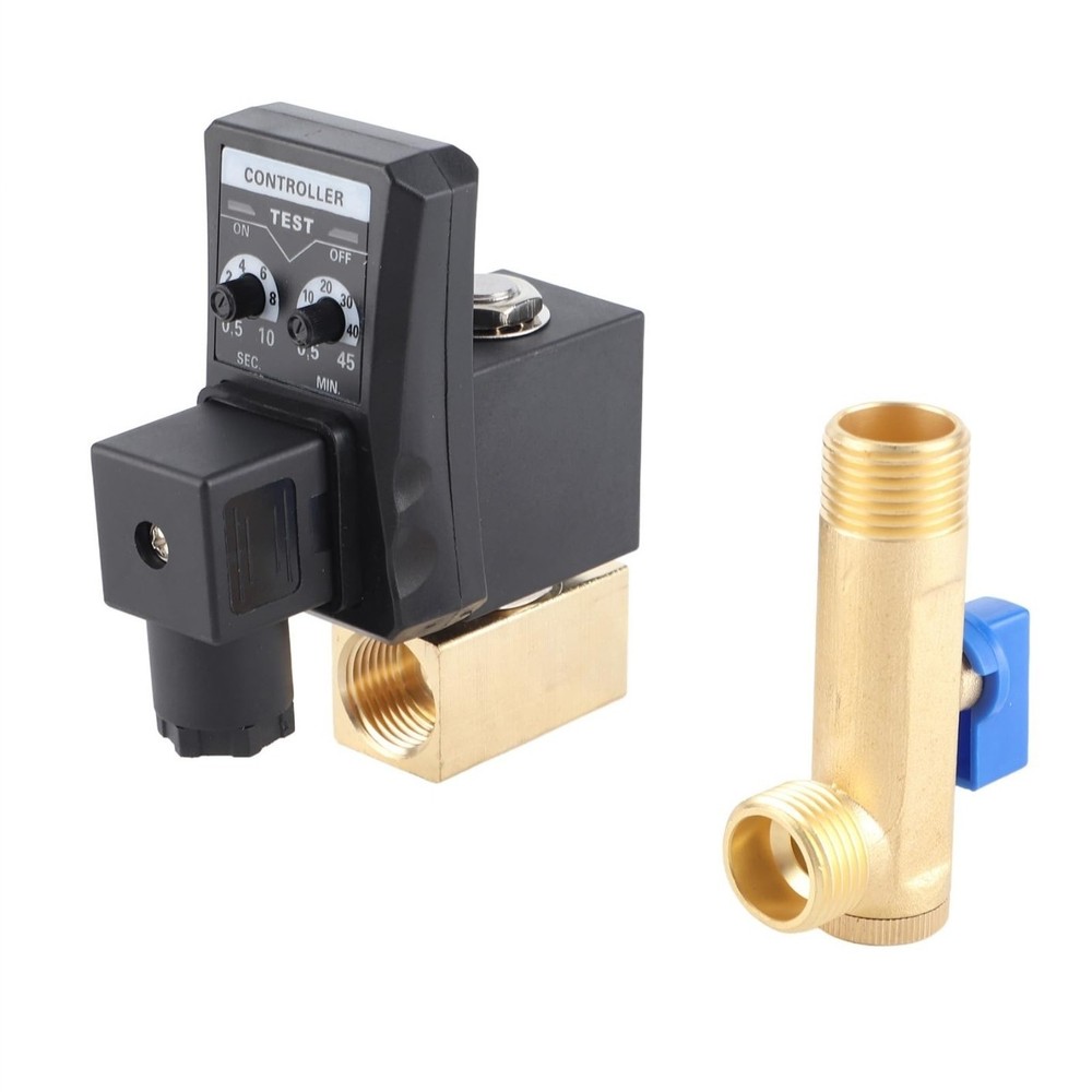 G1/2 DN15 230V Automatic Electronic Drain Valve for Air Compressor