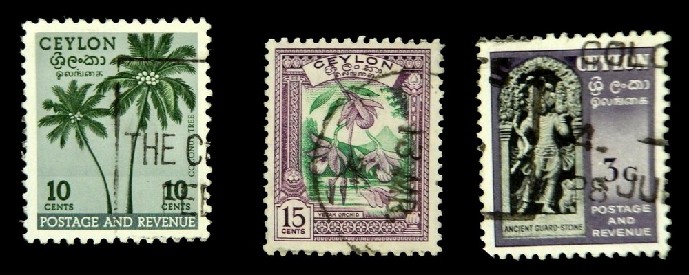 Ceylon Stamp / 1958 / Local Motives   /Used