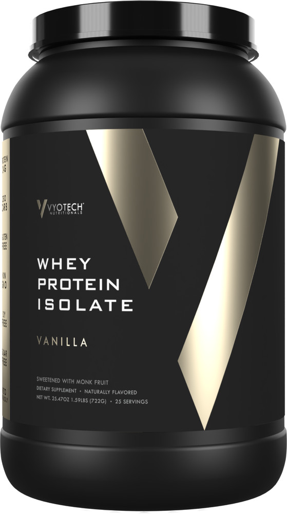 Whey Protein Isolate with Digestive Enzymes Vyotech Nutritionals Zero Carb
