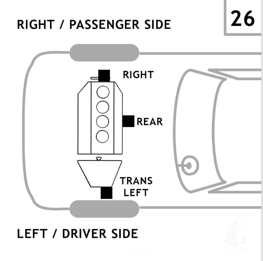 Automatic Transmission Mount Anchor 3351