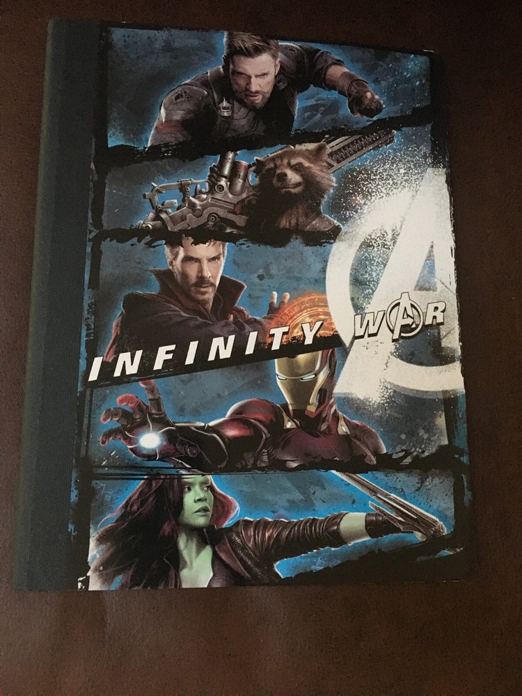 Marvel Infinity War Composition Note Book 100 Wide Ruled Sheets New