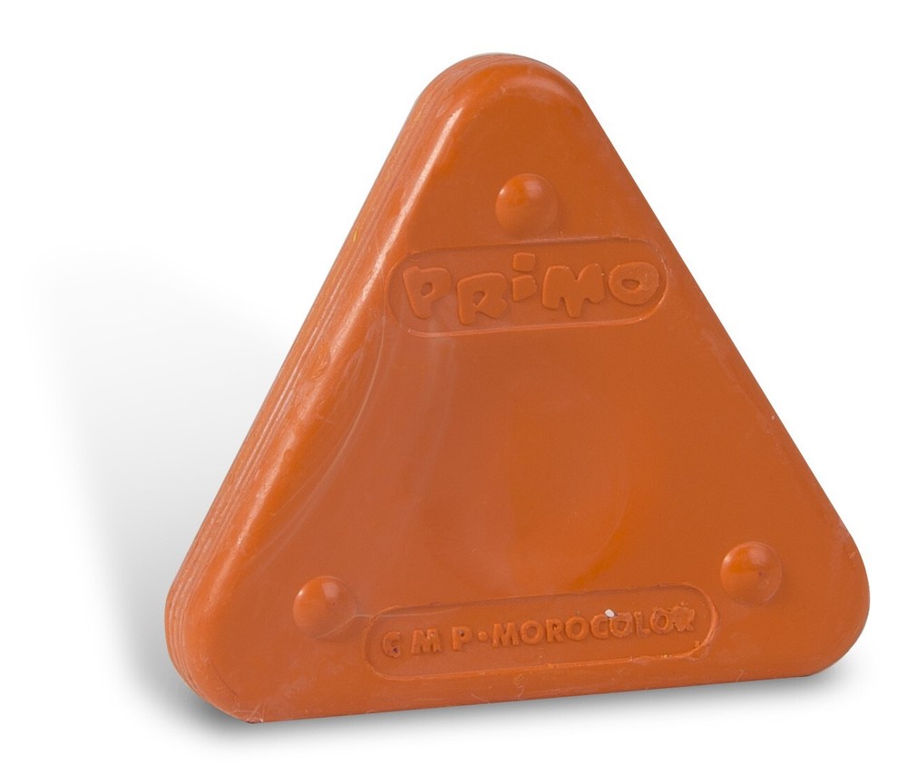 Primo Triangular Crayons, 6 Colors, Virtually Unbreakable & User Grip Friendly