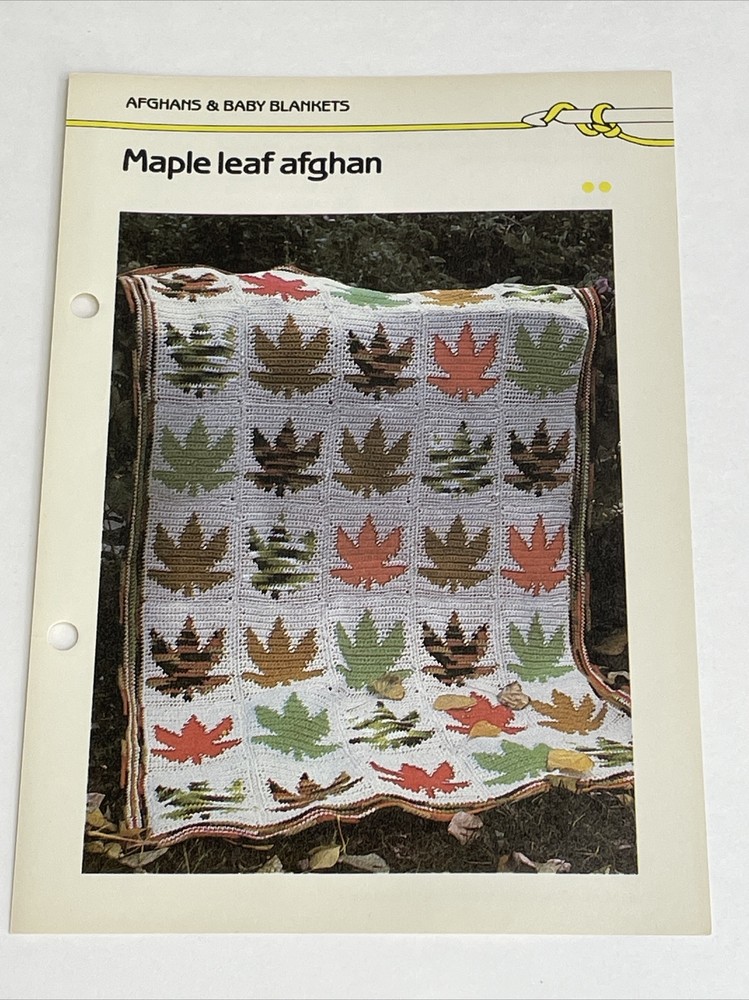 Marshall Cavendish Maple Leaf Afghan Crochet Pattern