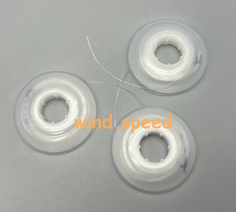 25FT Dental Solid Elastomeric Thread Ortho Brackets Ties Traction Button 0.020"