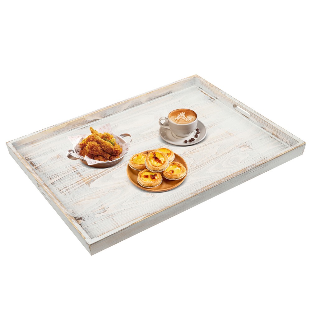 Stovetop Cover Kitchen Rectangular Serving Tray Tabletop Dish Display 29" x 22"