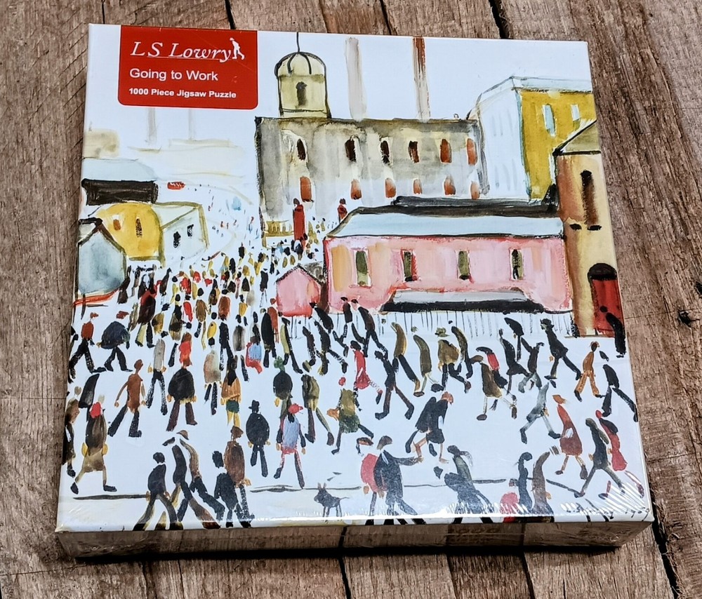 Going to Work 1000pc Puzzle – LS Lowry Industrial Crowd Scene