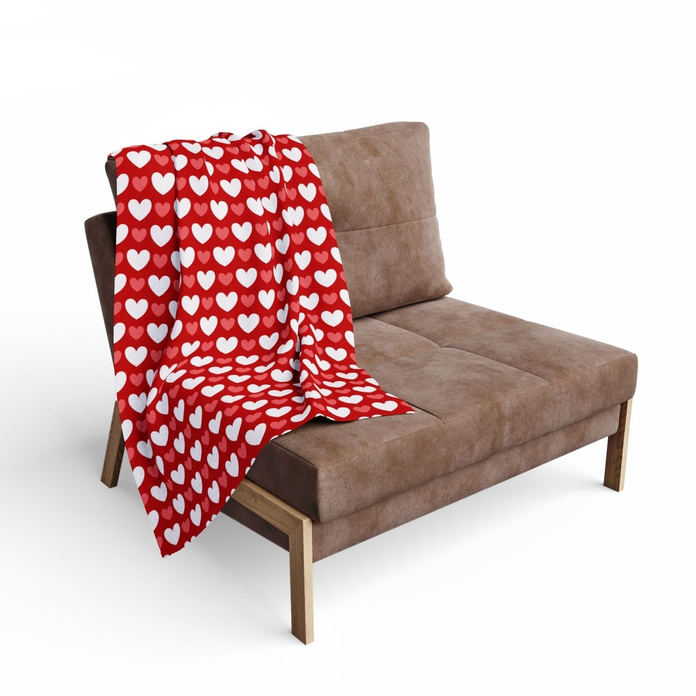 Valentine Hearts - Arctic Fleece Blanket