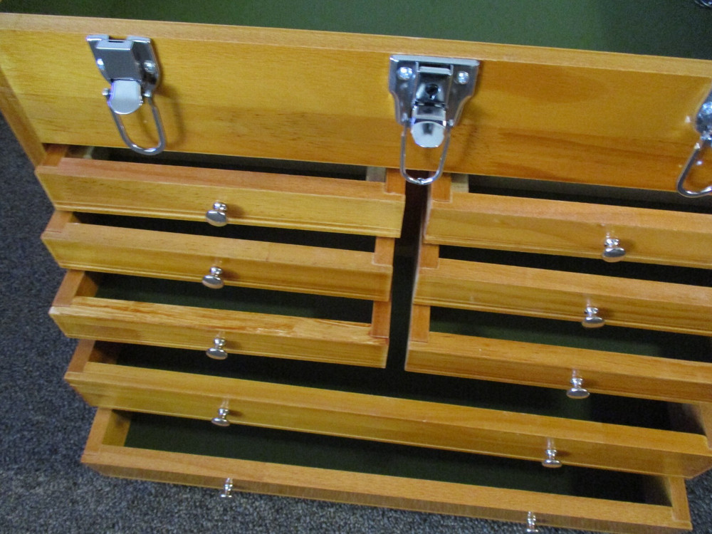 Wooden Mineral Storage Chest