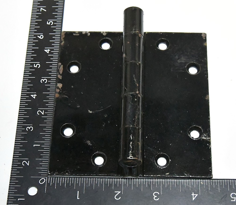 2 MATCHING GARAGE OFFSET FULL SURFACE HINGES 4 1/2 X 4 3/8