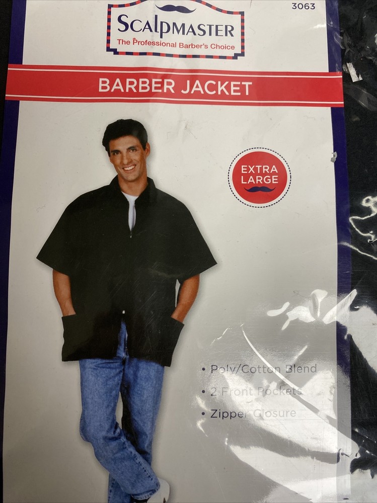 Scalpmaster Black Barber Jacket - XL
