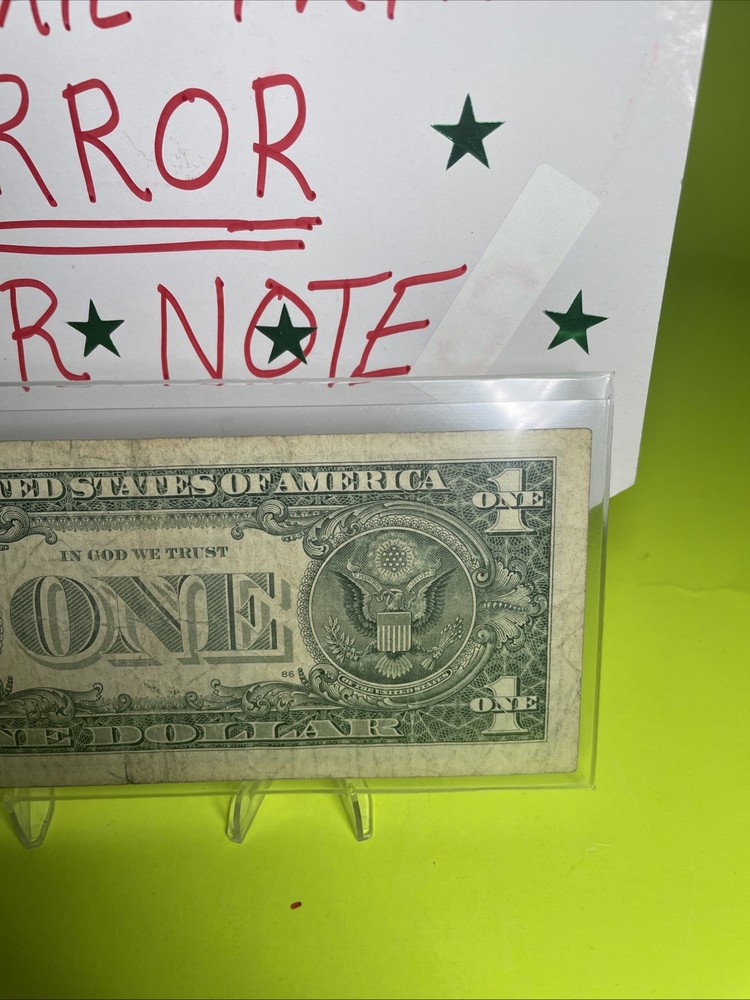 2013 B Duplicate Print ⭐️ STAR NOTE $1 Serial B05906940* LARGE CORNER TEAR !
