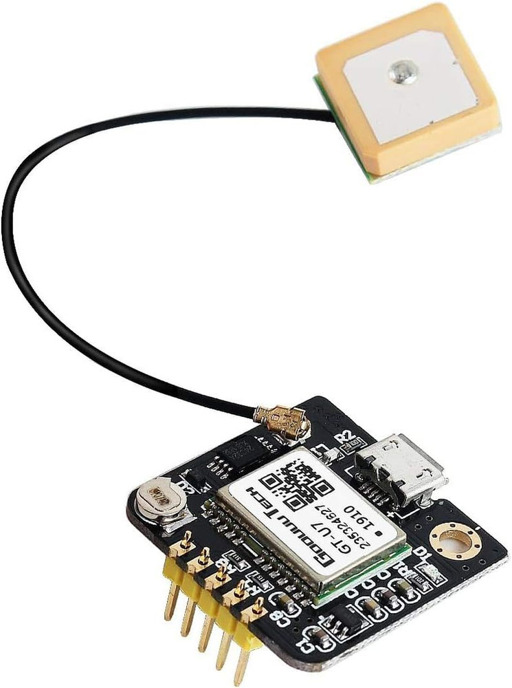 2Pcs GT-U7 GPS Module, High Sensitivity, Low Power Consumption, Compatible with