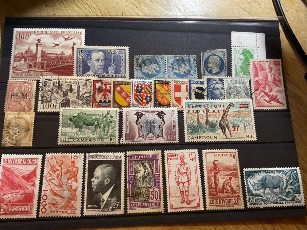 French colonies mounted mint or used stamps  B2360