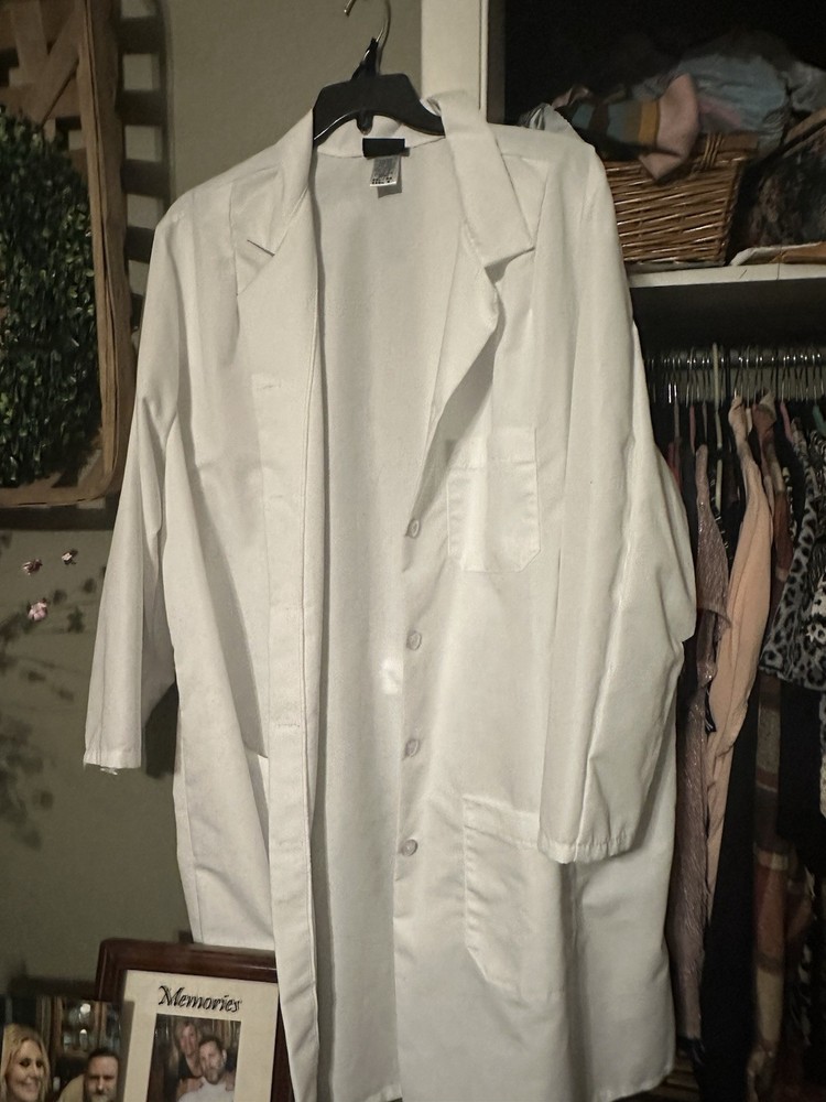 Red Kap Long White Medical Lab Coat