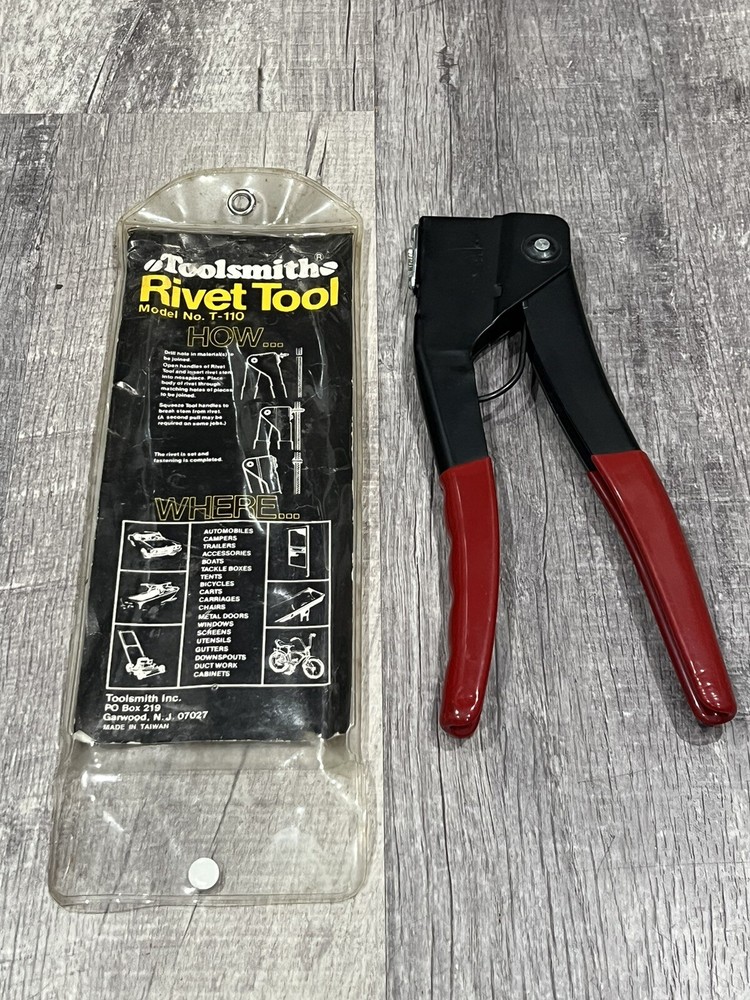 VINTAGE Toolsmith Model T-110 Hand Rivet Tool