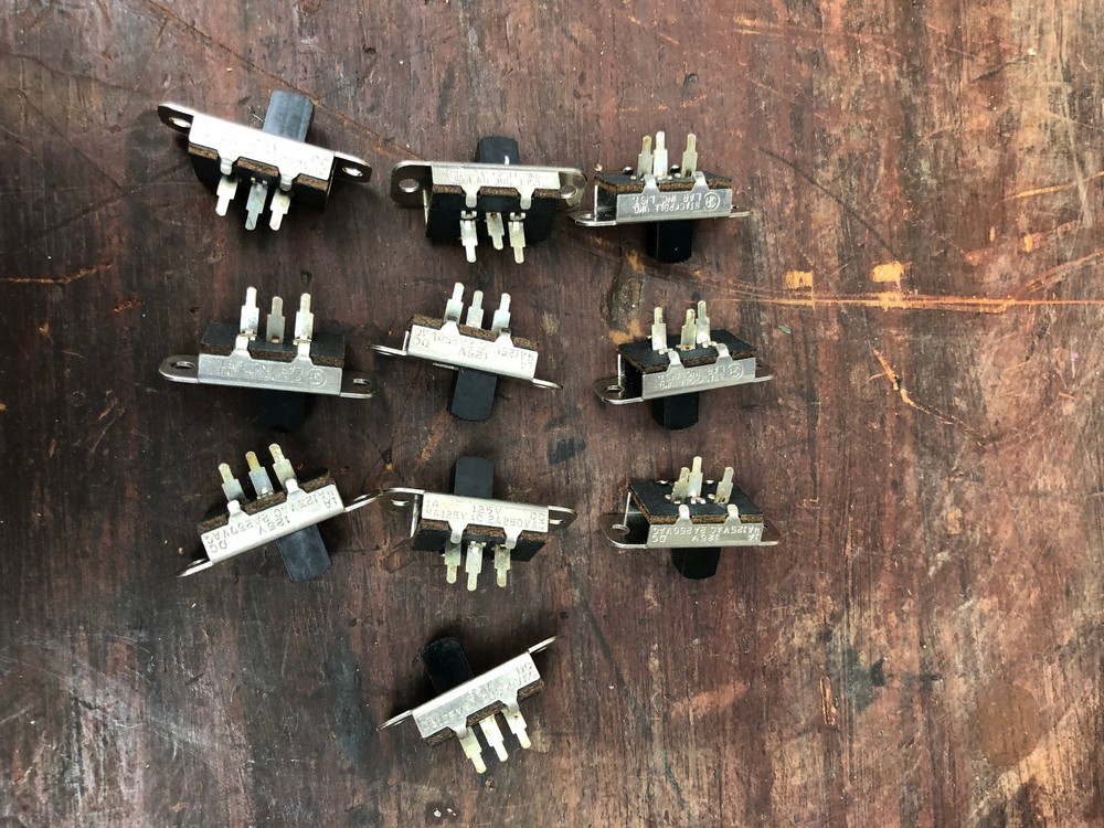 NOS - Lot of 10 Stackpole Slide Switch