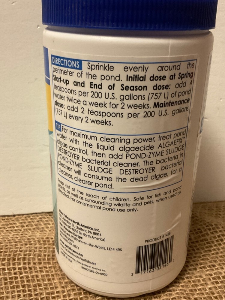 API Pond-Zyme Sludge Destroyer Pond Cleaner 1 lb.