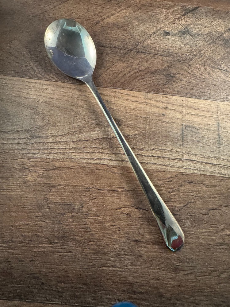 Sheffield England Silverplated Salad Serving Spoon Unknown Pattern