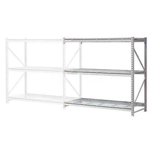 Extra High Capacity Bulk Rack With Wire Decking Add-On Unit 72"W x 24"D x 96"H