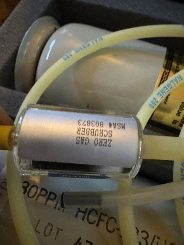 MSA Calibration Kit Refigerant Nitrogen Non- Flammable CA ship See pics