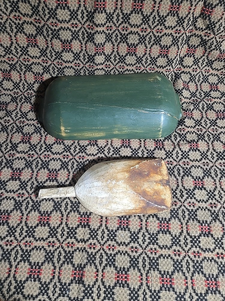 Primitive Dough Trencher And Scoop