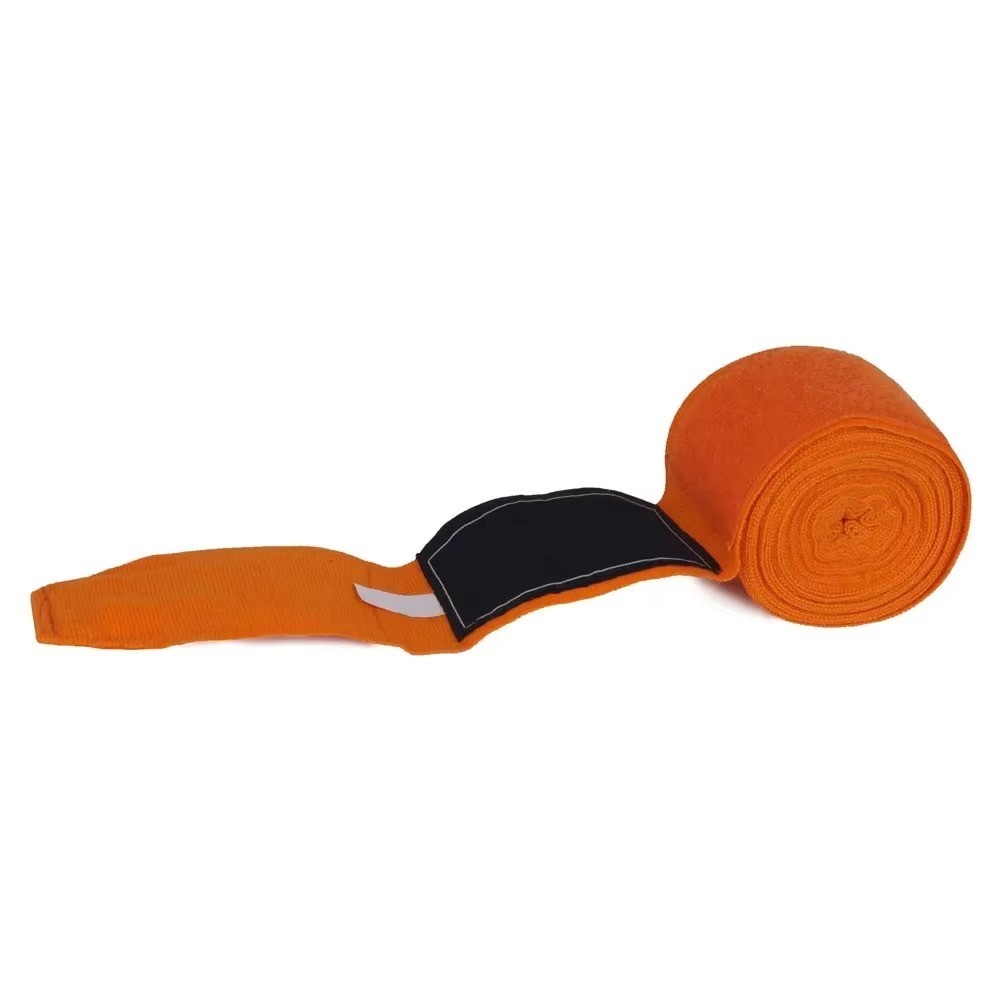 Orange Elastic Sports Armband Strap Adjustable Hook & Loop Captain 10 pair