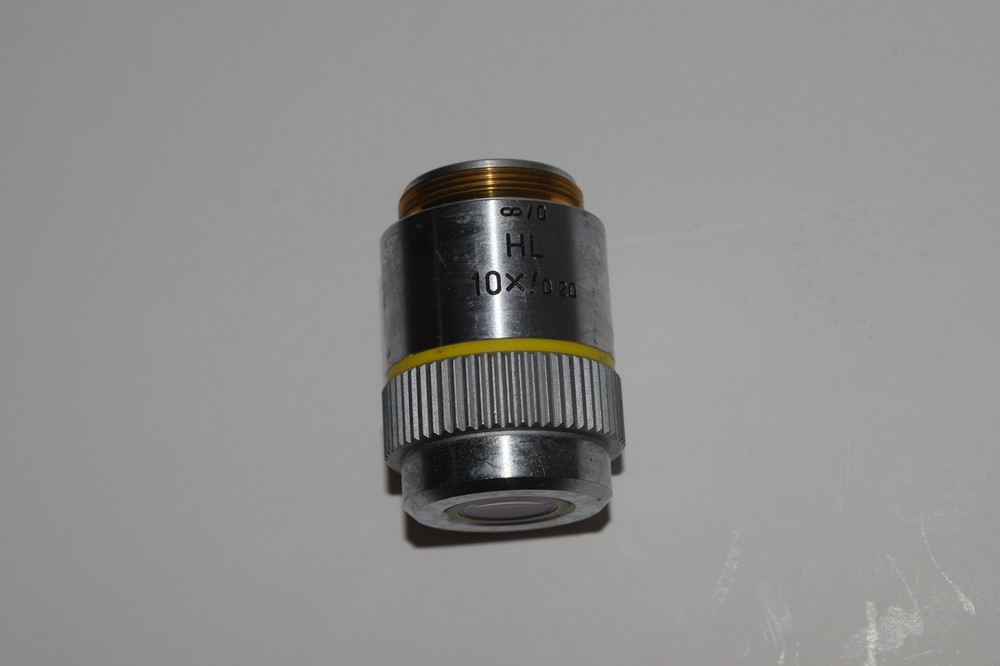 JM LEITZ WETZLAR HL 10X/0.20 MICROSCOPE OBJECTIVE (ABQ73)