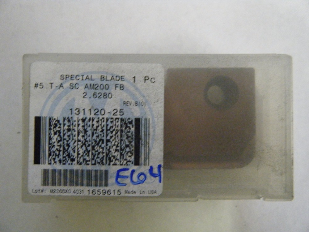AMEC 131120-25 #5 T-A  INSERT  2.628 flat bottom
