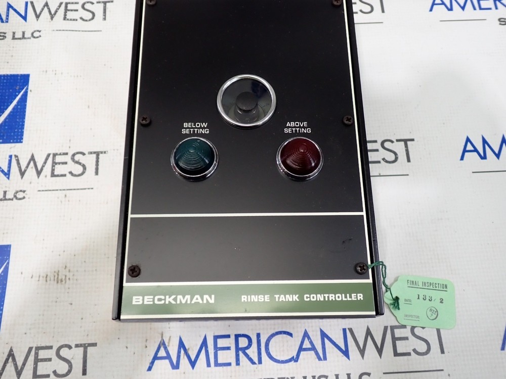 Beckman RTC-2 Rinse Tank Controller 115 Volt 10 Watt