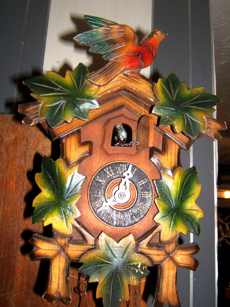 Vintage German Black Forest Cuckoo Clock, not fully working