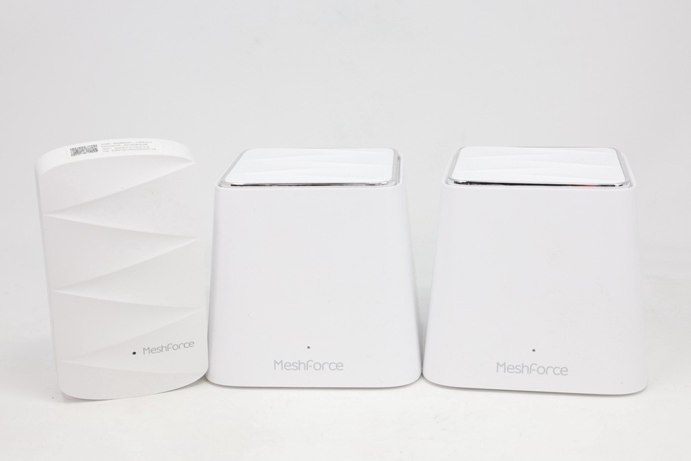 Meshforce M3S White - Mesh WiFi Wireless Internet Router 2x Mesh Points 1x Dot