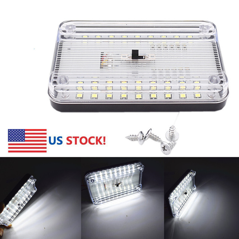 Universal 12V 36LED Car Ceiling Dome Lamp Reading Trunk Interior Light White