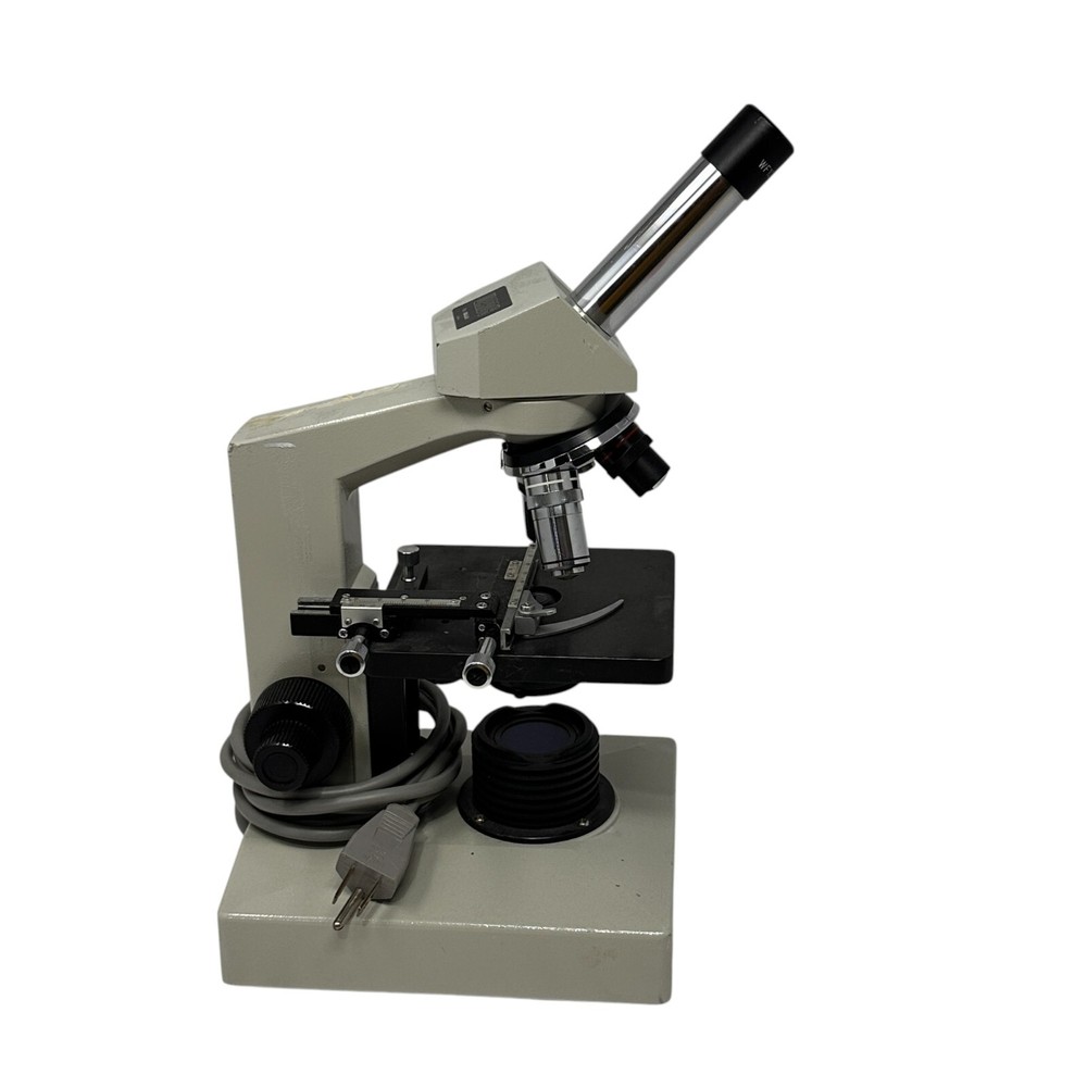 Ward's HVS-20 Monocular Compound Microscope 4 Objective Lenses Lab Scope