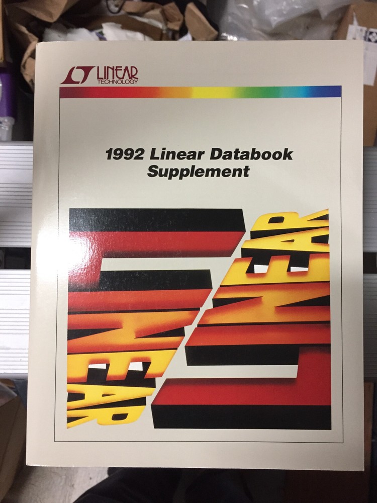 Data Book = Linear Technology 6 Volume Data /Applications Library - 1990's = Lot
