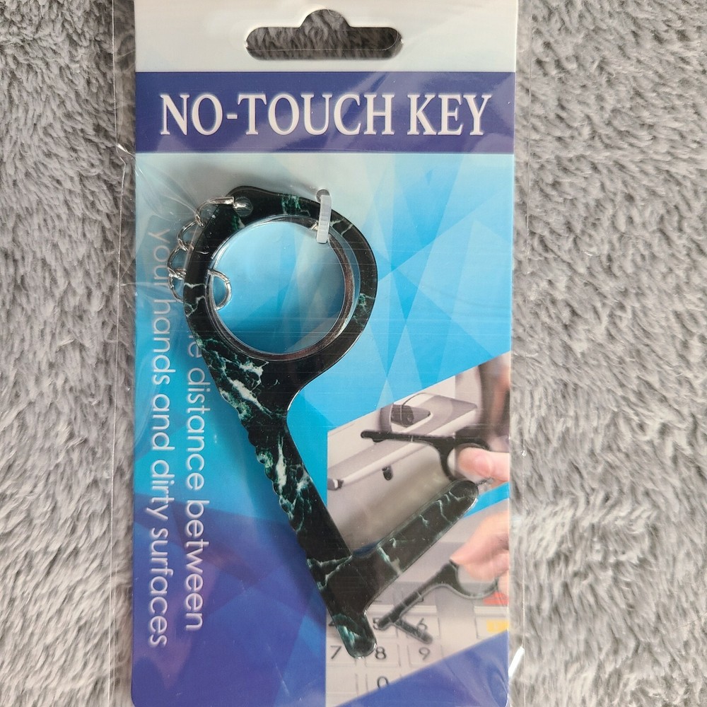 No touch keychain tool door opener
