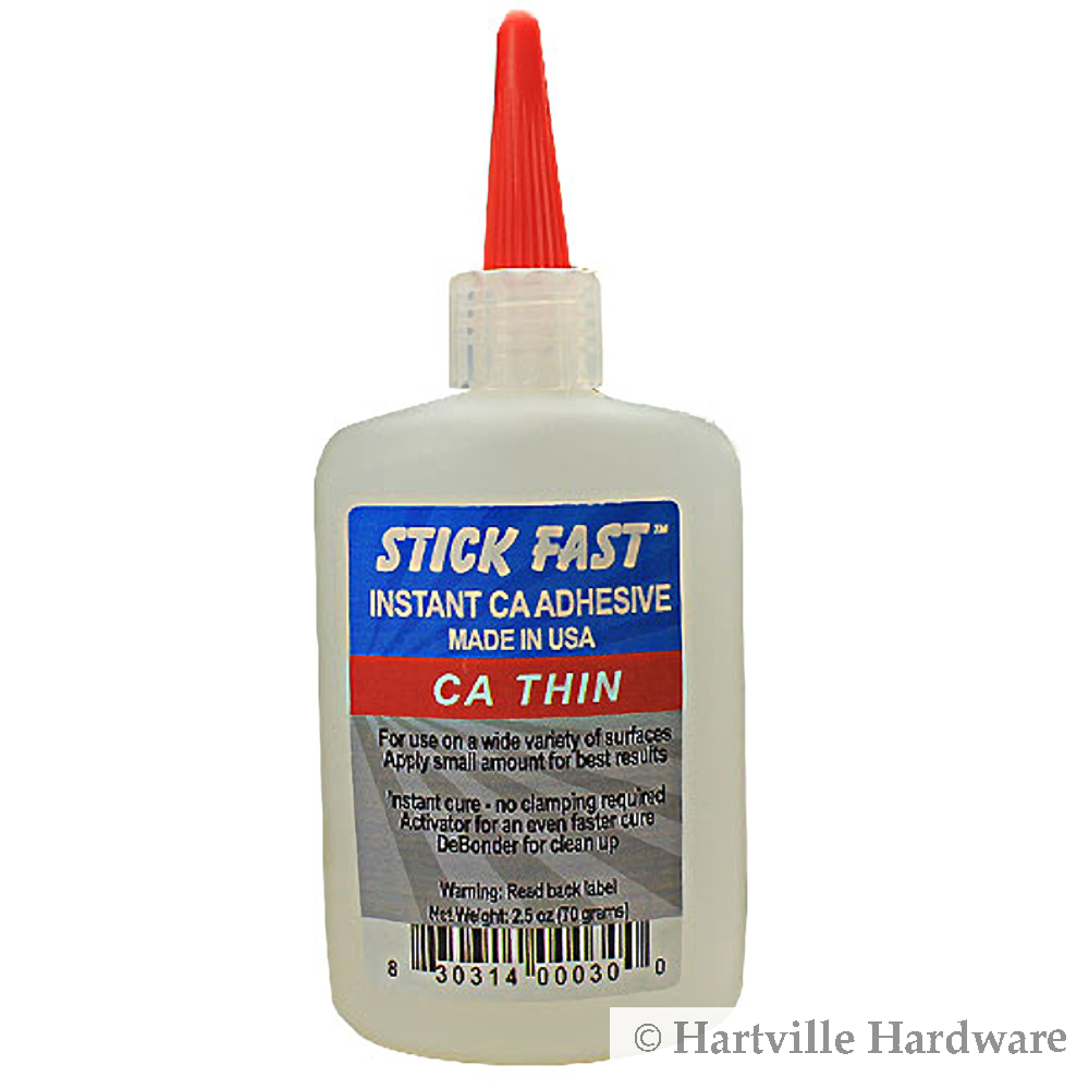 Stick Fast Cyanoacrylate Quick-Set Thin Adhesive, 2 oz Bottle