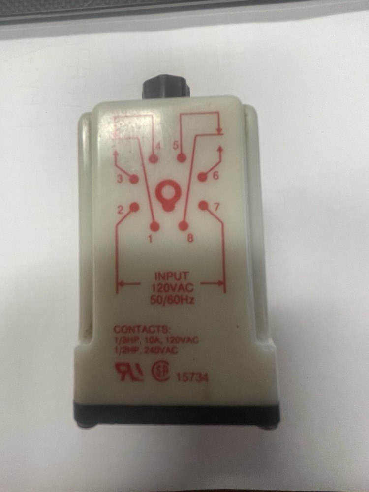 Dayton Electric 5X828F Solid State Time Delay Relay 0.1-10 Sec. On Delay