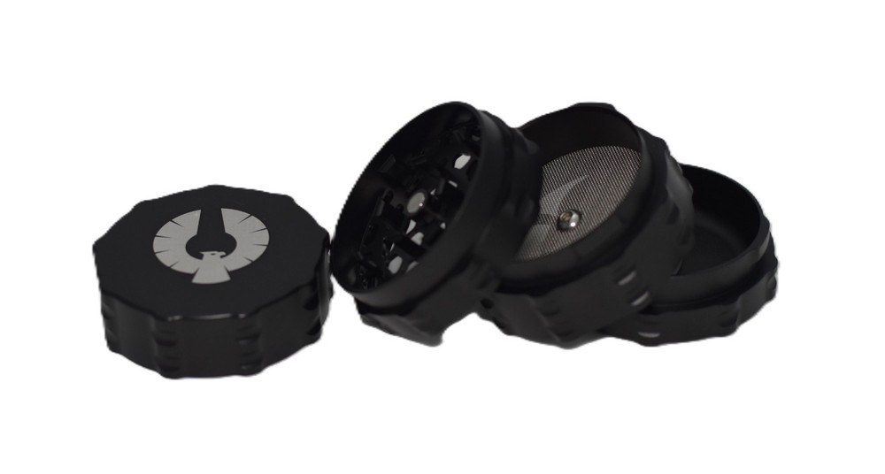 Phoenician - Medium 4 Piece Black Grinder Authentic
