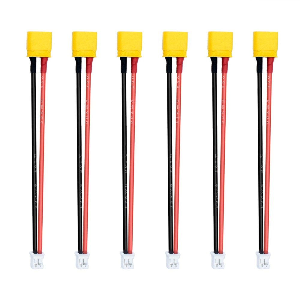 JST-PH 2.0 to XT30 Male Adapter Conversion Cable 22AWG 10cm Tiny Whoop JST PH...