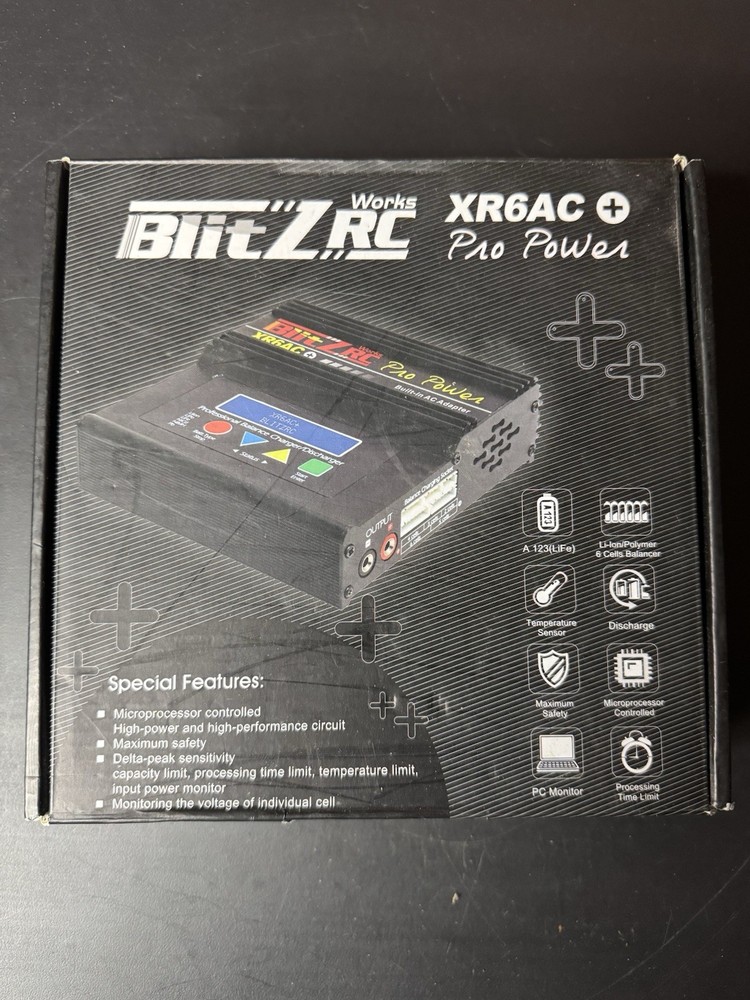 RC Battery Charger Blitz RC Works XR6AC Pro Power