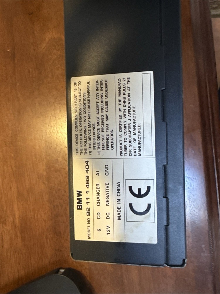 BMW 1999-2006 E39 E46 E53 6 Disc CD Changer OEM