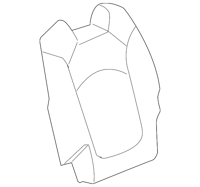 Genuine GM Seat Back Cover 22775947