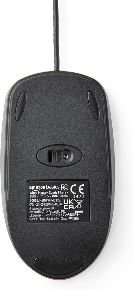Versatile 3-Button USB Wired Mouse with High-Definition Tracking for All Devices