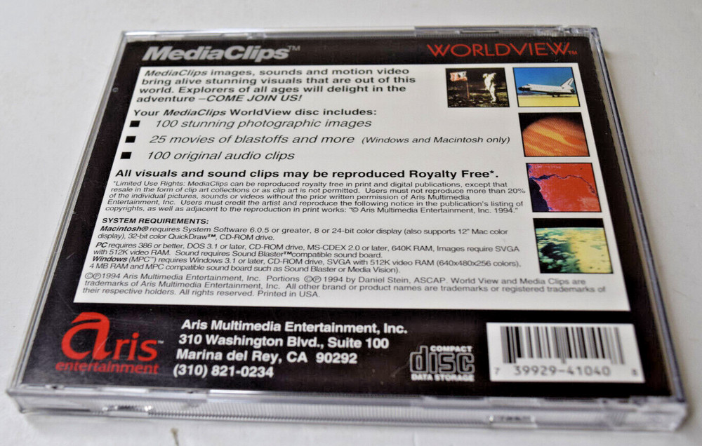 Media Clips: Worldview CD 1994
