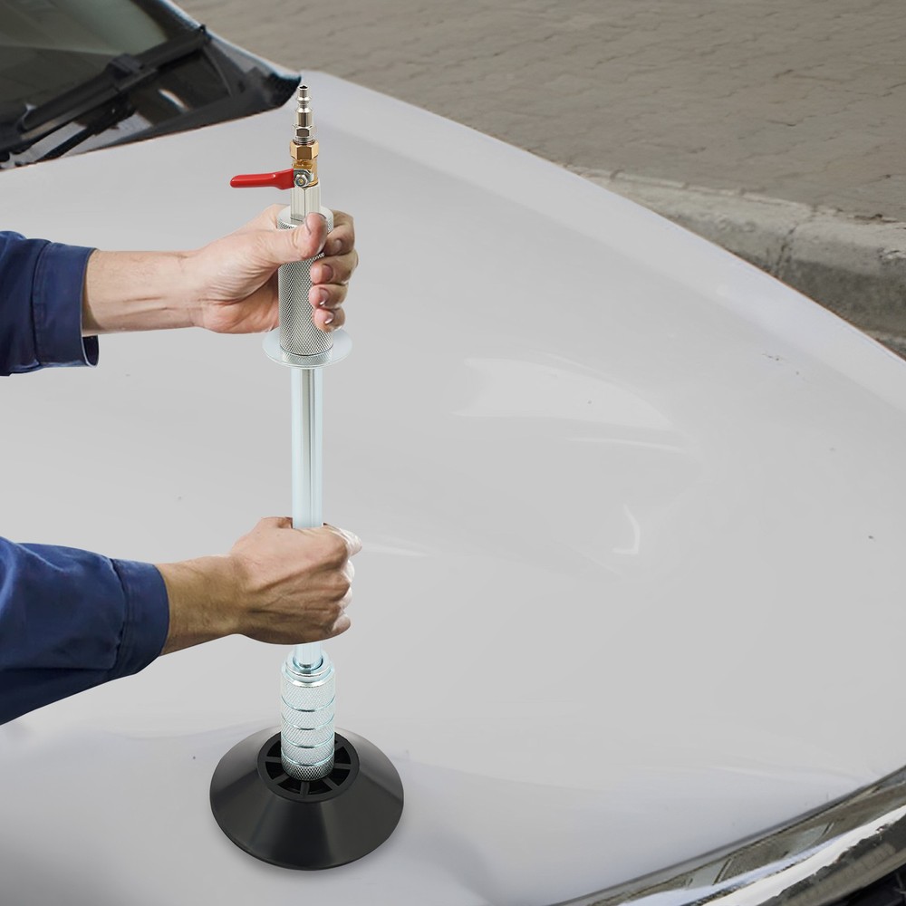 Pneumatic Hammer Air Pneumatic Dent Puller Dent Pulling Tool w/ 3 Suction Cups