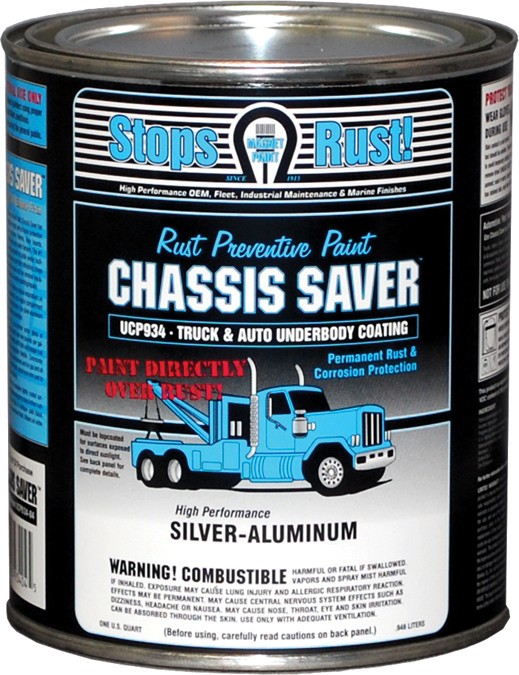 Magnet Chassis Saver Gloss Silver Rust Prevention Paint (Quart)