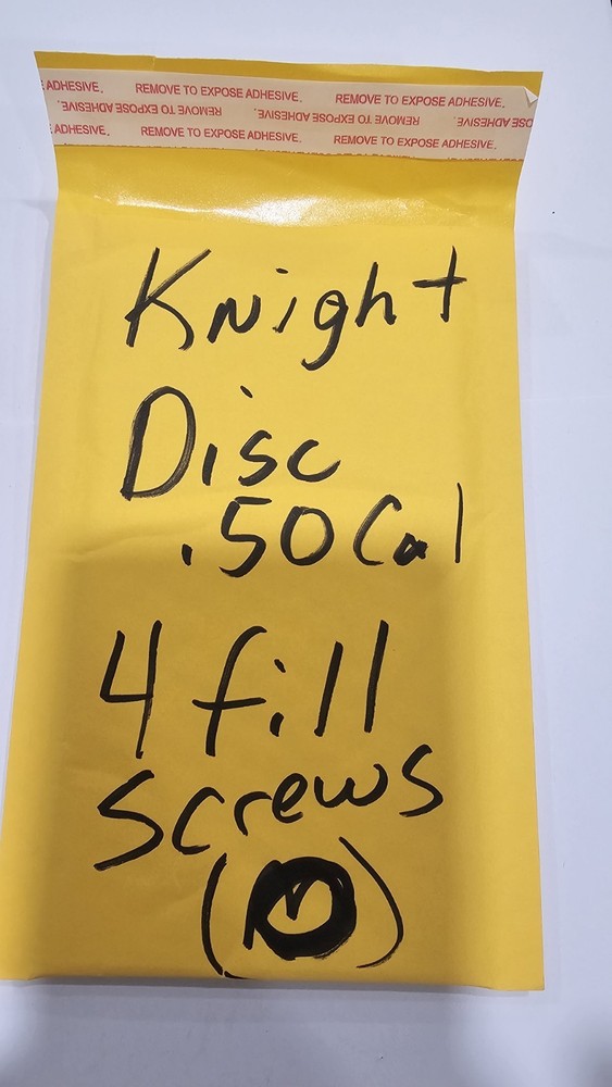 Knight Disc Inline Muzzleloader 4 Fill Screws (O)